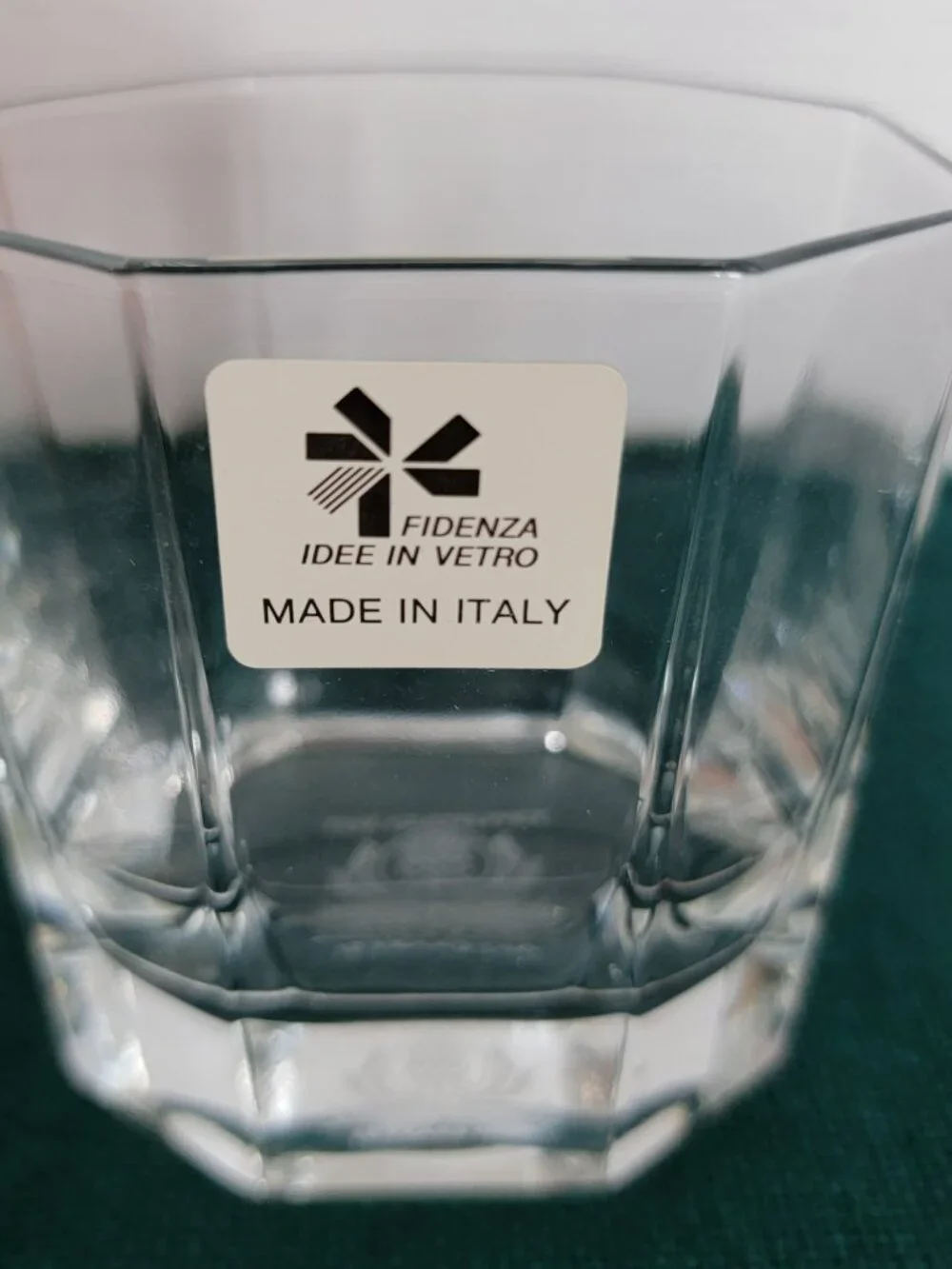 NIB Set of 2 The Glenlivet whisky rocks glasses - Rare Octagon Shape